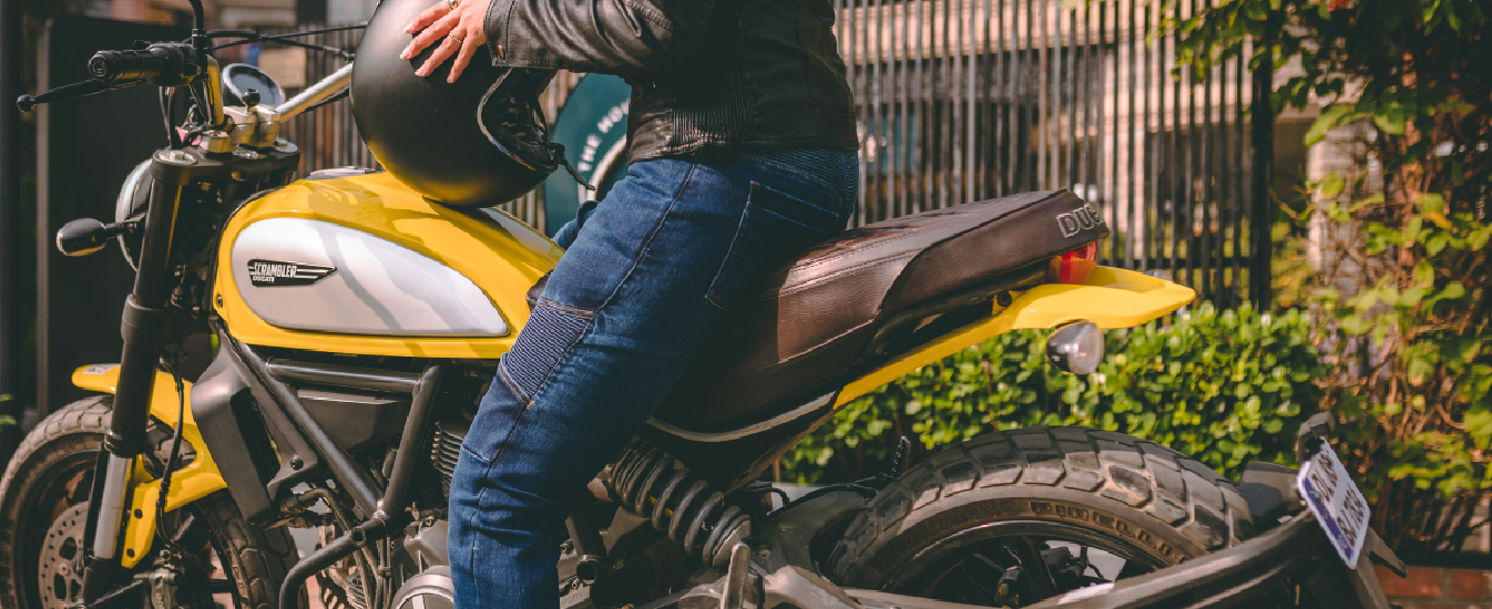 Bikeratti Steam Lady Motorcycle Denim Jeans | Riding Pants Online